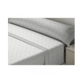 Set di Lenzuola D'Or LAVANDA Grigio Osimano Franela