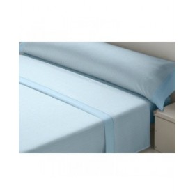 Set di Lenzuola D'Or CEBRA Azzurro Osimano Franela