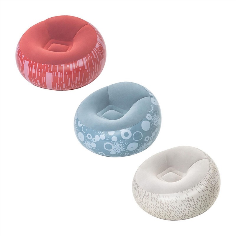 Bestway Poltrona Gonfiabile Gigante Fashion Colore Assortito 112x112x66 cm Interno 75052