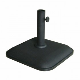 Marbueno Base Ombrellone Quadrato Cemento 35X35X5,2 cm 11KG Nero Giardino, Piscina 10455