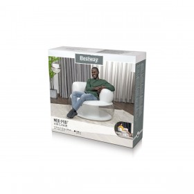 Bestway Sedia Gonfiabile Singola Colore Assortito 112x112x70 cm Interno 75138