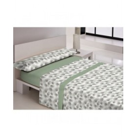 Set di Lenzuola Libela PIRINE LUARCA Verde Ala francese