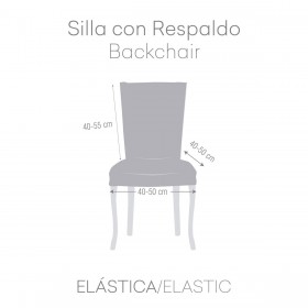 Custodia per Sedia Eysa TROYA Marrone Chiaro 50 x 55 x 50 cm 2 Unità