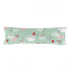 Set di Lenzuola HappyFriday Moshi Moshi Hola Multicolore Singolo 2 Pezzi