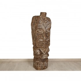 Scultura Romimex Naturale Legno di Java 30 x 150 x 25 cm Tribale