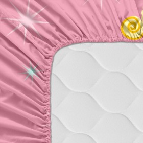 Lenzuolo con angoli HappyFriday MR FOX Multicolore Rosa 70 x 140 x 14 cm
