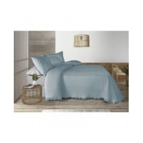 Trapunta Pierre Cardin AROA Azzurro Matrimoniale (3 Pezzi)