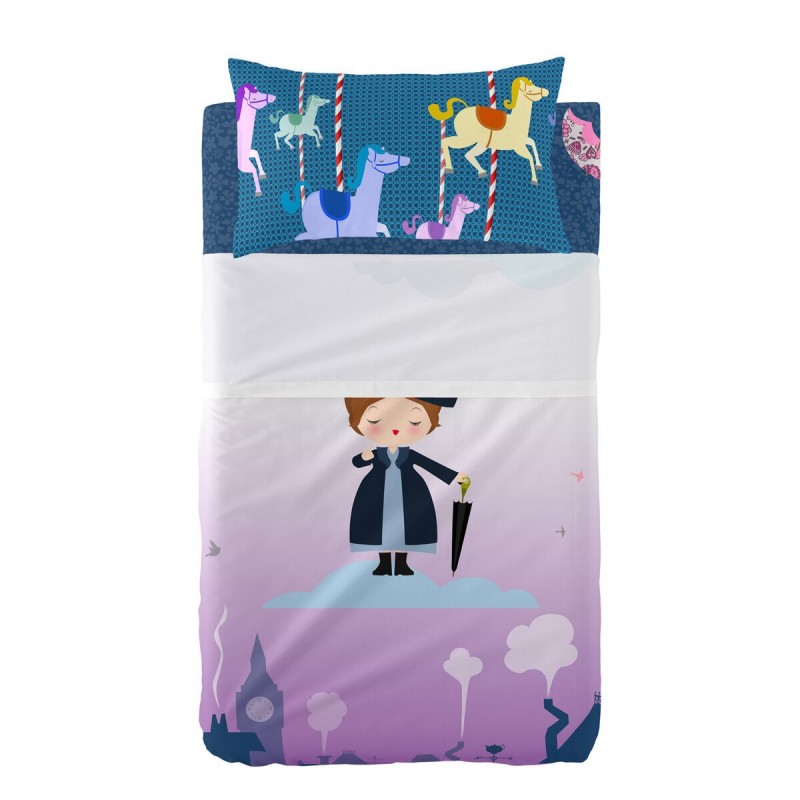 Lenzuolo con angoli aderenti HappyFriday MR FOX 100 x 130 cm 15 x 1 x 38 cm