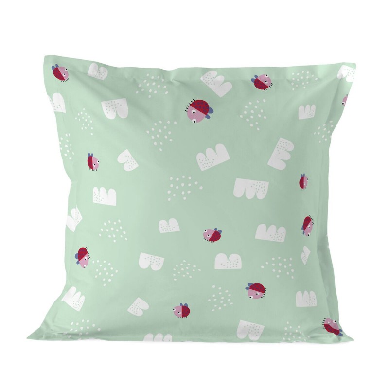 Federa HappyFriday Moshi Moshi Patchword animal Multicolore 60 x 60 cm