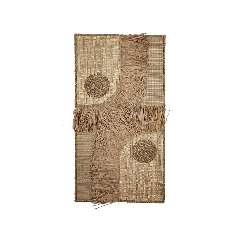 Decorazione da Parete Romimex Naturale Fibra vegetale 60 x 120 x 5 cm