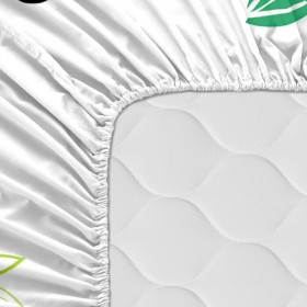Lenzuolo con angoli HappyFriday MOSHI MOSHI Bianco Multicolore 70 x 140 x 14 cm Panda