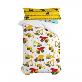 Set di copripiumino HappyFriday Mr Fox Machinery  Multicolore Singolo 2 Pezzi
