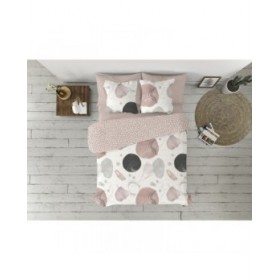 Set di copripiumino Pierre Cardin Edesia Rosa Singolo 3 Pezzi