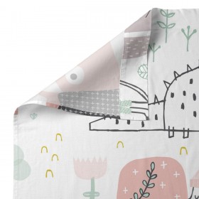 Set di Lenzuola HappyFriday Moshi Moshi Best buddies  Multicolore Singolo 2 Pezzi
