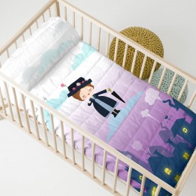 Trapunta HappyFriday Mr Fox Nanny Multicolore 100 x 130 cm