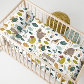 Trapunta HappyFriday Moshi Moshi Multicolore 100 x 130 cm Bosco