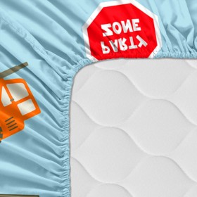 Lenzuolo con angoli aderenti HappyFriday MR FOX Multicolore Culla Neonato 15 x 2 x 38 cm 60 x 120 x 14 cm