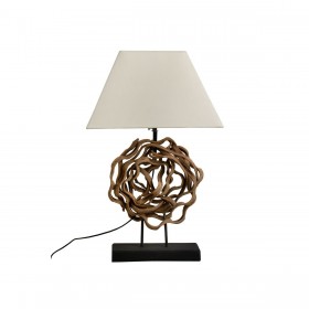Lampada da tavolo Romimex Naturale Legno 30 x 45 x 15 cm