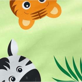 Lenzuolo con angoli HappyFriday MR FOX Multicolore Verde Chiaro 70 x 140 x 14 cm animali