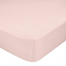 Lenzuolo con angoli aderenti HappyFriday BASIC Rosa chiaro 90 x 200 x 32 cm