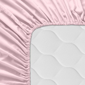 Lenzuolo con angoli HappyFriday BASIC KIDS Rosa chiaro 60 x 120 x 14 cm