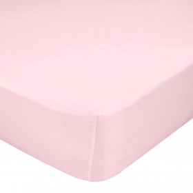 Lenzuolo con angoli HappyFriday BASIC KIDS Rosa chiaro 70 x 140 x 14 cm
