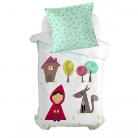 Federa HappyFriday MR FOX Multicolore 80 x 80 cm