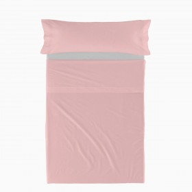 Set di Lenzuola HappyFriday BASIC KIDS Rosa chiaro Singolo 2 Pezzi