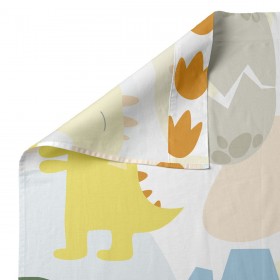 Set di Lenzuola HappyFriday Happynois Happydino Multicolore 2 Pezzi