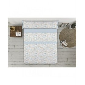 Set di Lenzuola Tejidos Reina Azzurro Osimano