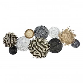 Decorazione da Parete Romimex Multicolore Metallo 150 x 63 x 6 cm