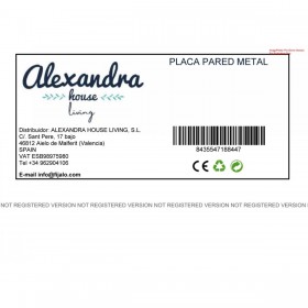 Decorazione da Parete Romimex Multicolore Metallo 150 x 63 x 6 cm