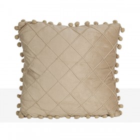 Cuscino Romimex Beige 40 x 5 x 40 cm