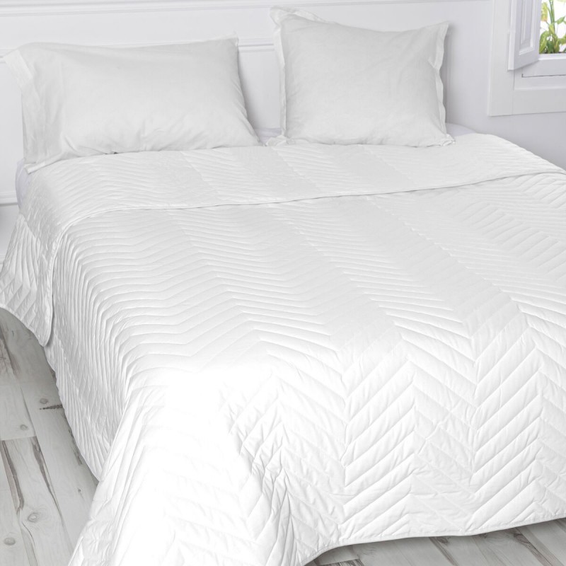 Trapunta HappyFriday BASIC Bianco Singolo 180 x 260 cm 33 x 16 x 43 cm