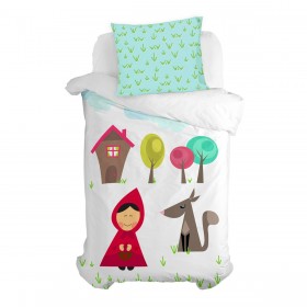 Federa HappyFriday Mr Fox Grandma Multicolore 60 x 70 cm