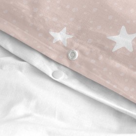 Set di copripiumino HappyFriday Basic Kids Rosa Culla Neonato 2 Pezzi