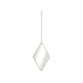 Set di Specchi Romimex Dorato polistirene 17 x 27 x 1 cm