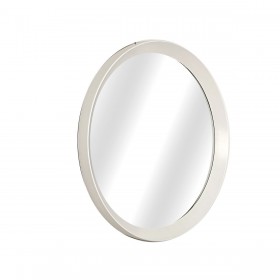Specchio da parete Romimex Bianco polistirene 80 x 80 x 3 cm Rotondo