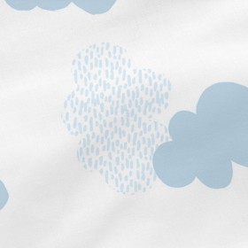 Cuscino HappyFriday Basic Azzurro Stella Nuvole 50 x 50 cm