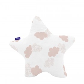 Cuscino HappyFriday Basic Rosa Stella Nuvole 50 x 50 cm