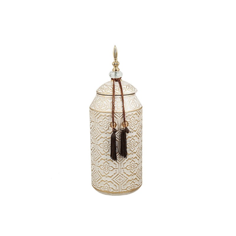 Vaso Alexandra House Living Bianco Ceramica 18 x 44 x 18 cm
