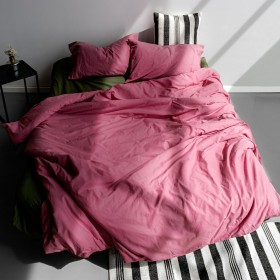 Copripiumino HappyFriday BASIC Magenta 155 x 220 cm