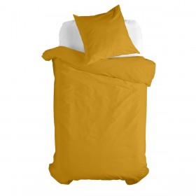 Set di copripiumino HappyFriday Basic Kids Senape Singolo 2 Pezzi
