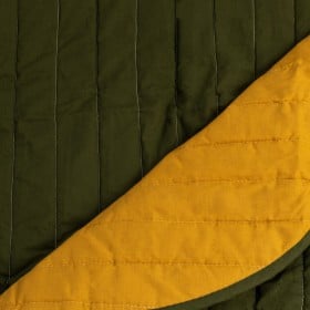 Trapunta Reversibile HappyFriday Basic Dash Giallo Verde 180 x 260 cm