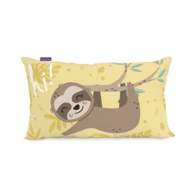 Fodera per cuscino HappyFriday Moshi Moshi Happy Sloth Multicolore 50 x 30 cm