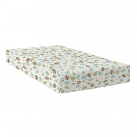 Lenzuolo con angoli aderenti HappyFriday Moshi Moshi Happy Sloth Multicolore 90 x 200 x 32 cm