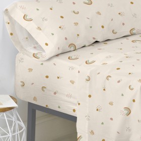 Lenzuolo con angoli HappyFriday Iris Multicolore 105 x 200 x 32 cm