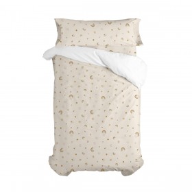 Set di copripiumino HappyFriday Mini Iris Multicolore 2 Pezzi