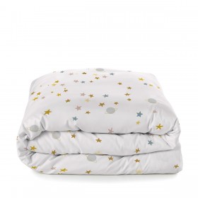 Set di copripiumino HappyFriday Mini Saturn Multicolore Singolo 2 Pezzi