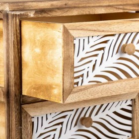Cassettiera Alexandra House Living Marrone Legno Legno di paulownia 29 x 73 x 40 cm